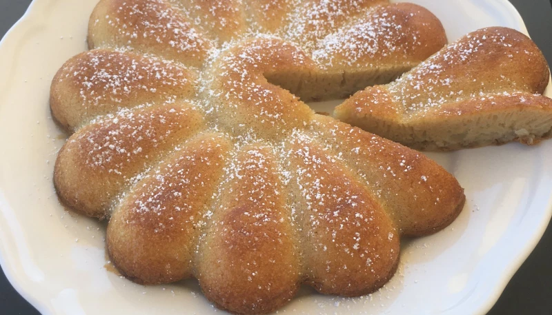 Moelleux aux poires et à la cannelle