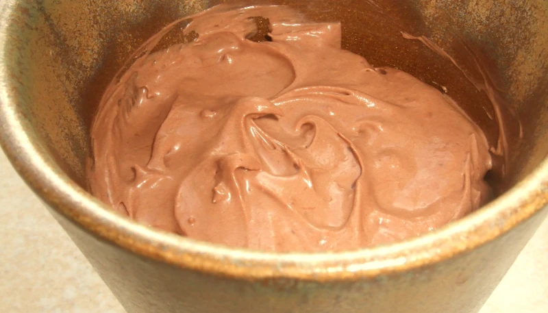 Mousse au chocolat allégée