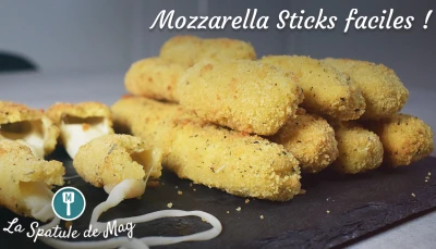 Mozzarella Sticks (bâtonnets de fromage panés)