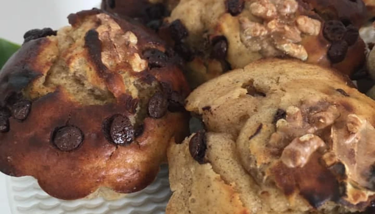 Muffin à la crème de noisette et chocolat