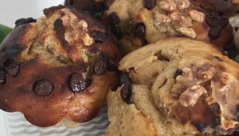 Muffin à la crème de noisette et chocolat