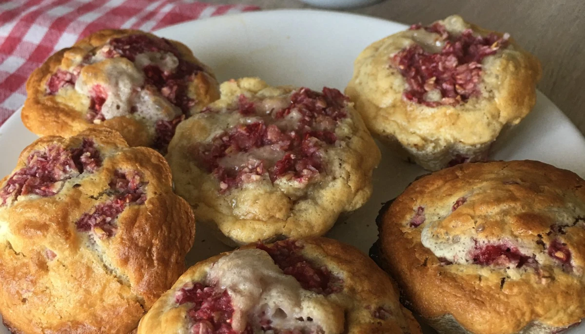 Muffin framboises crumble coco