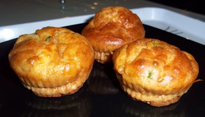 Muffin fromages et ciboulette
