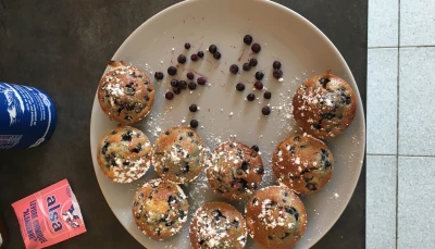 Muffins à la myrtille