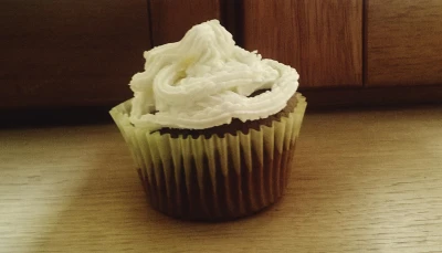 Muffins au chocolat, glaçage mascarpone