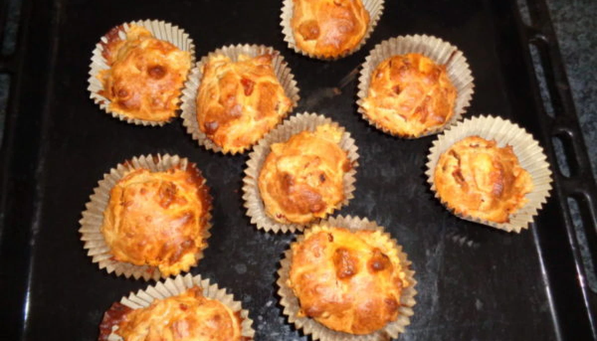 Muffins au chorizo& tomates séchées
