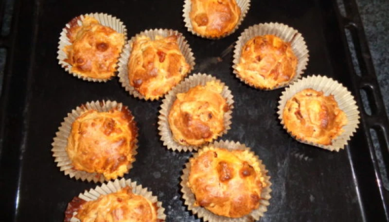Muffins au chorizo& tomates séchées