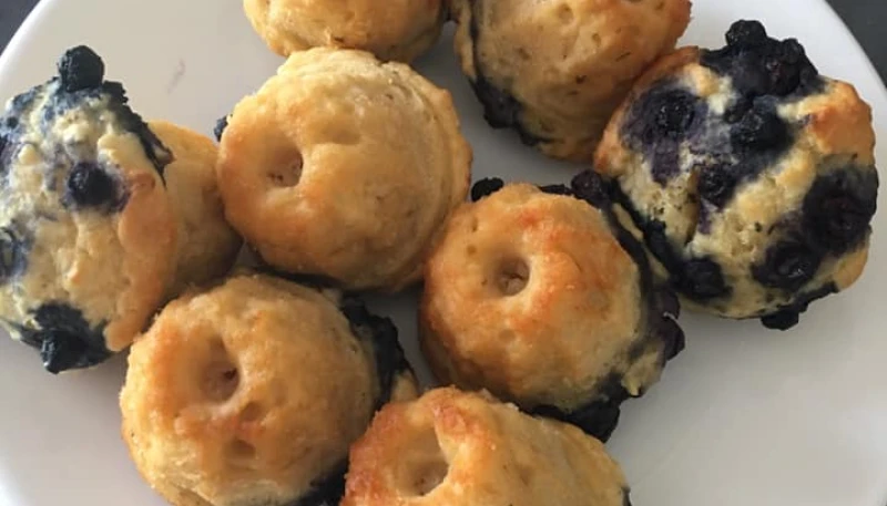 Muffins aux myrtilles