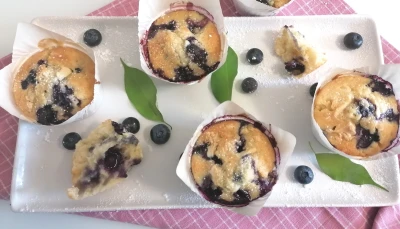 Muffins aux myrtilles