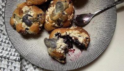 Muffins aux Myrtilles Healthy USA