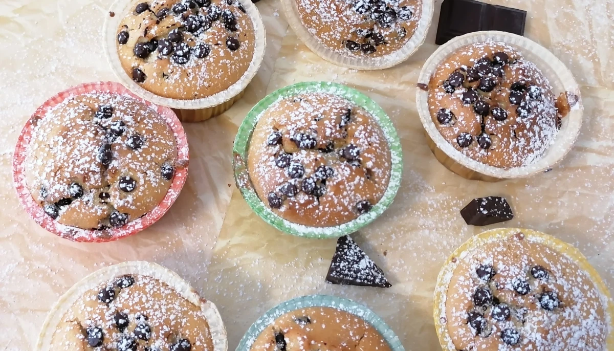 Muffins aux pépites de chocolat