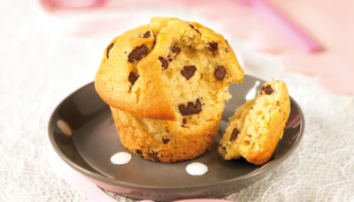 Muffins aux raisins ou aux pépites
