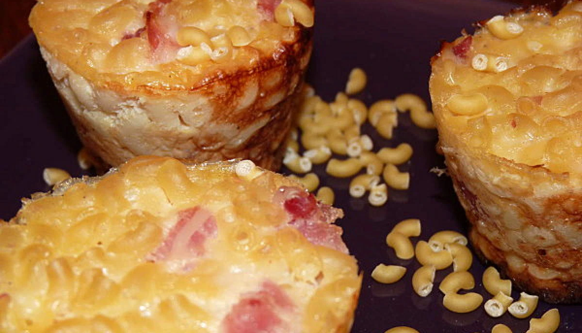 Muffins de petites pâtes