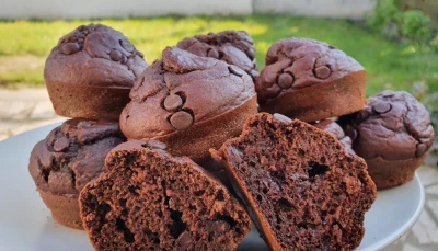 Muffins double chocolat