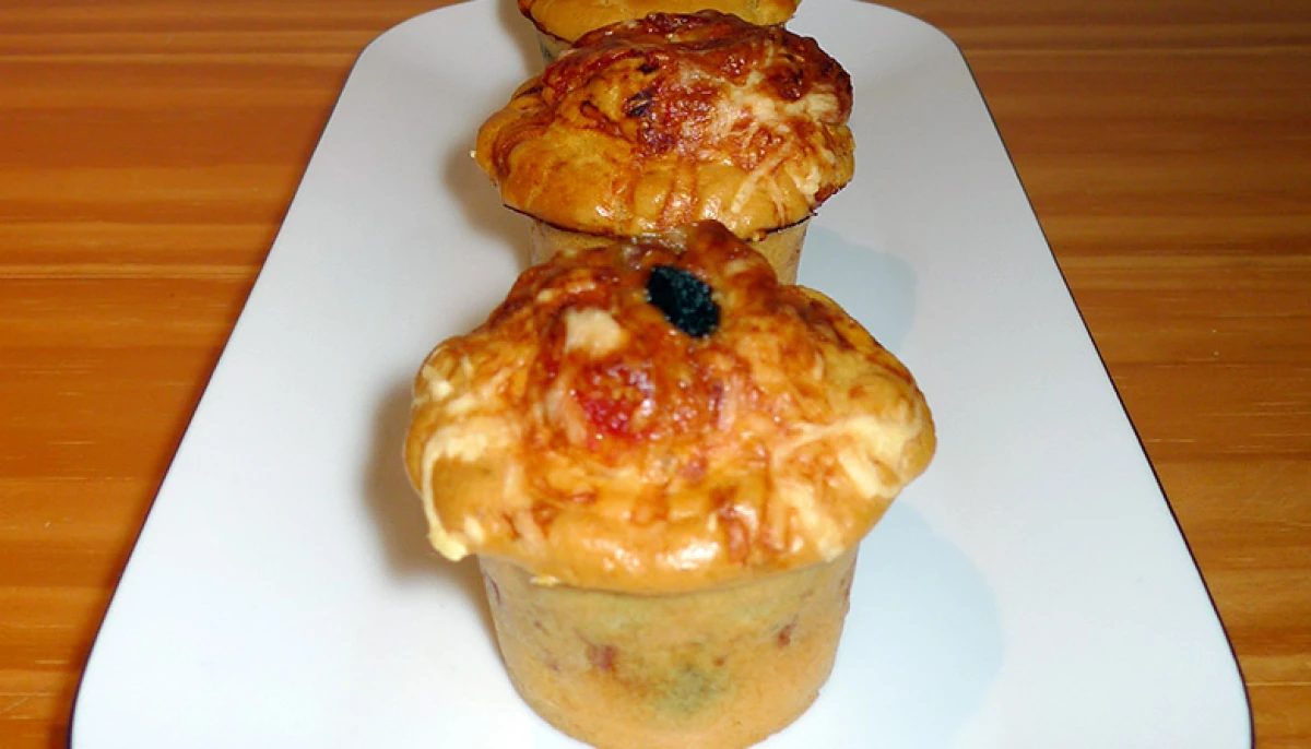 Muffins façon pizza