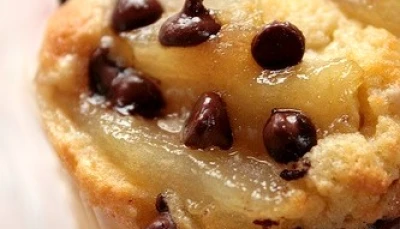 Muffins poire - chocolat
