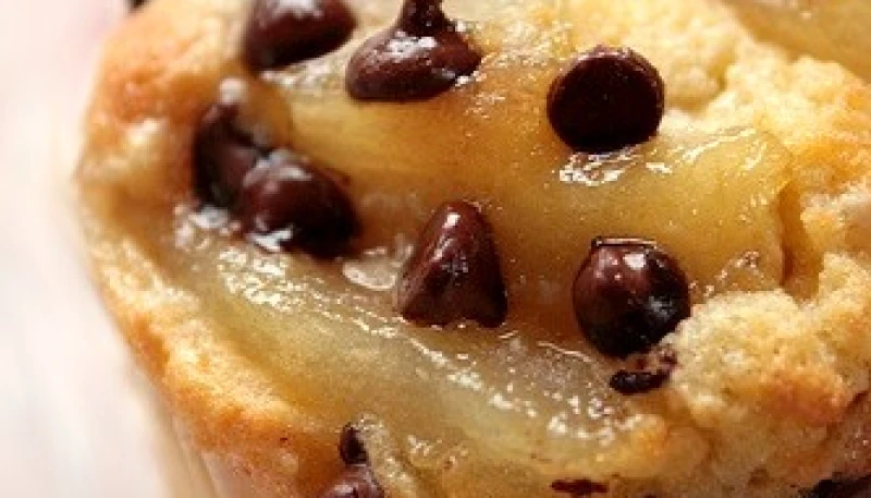 Muffins poire - chocolat