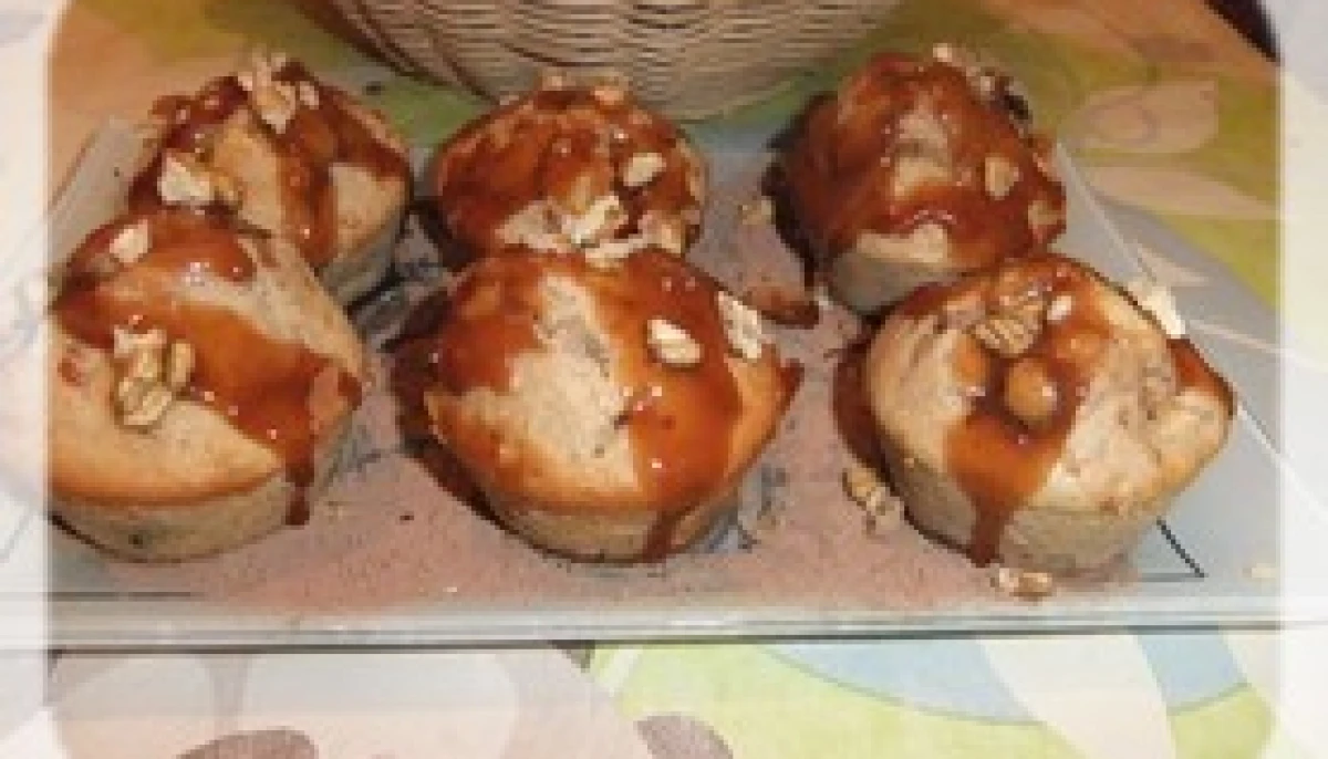 Muffins pommes-cannelle, pépites de chocolat