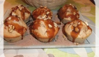 Muffins pommes-cannelle, pépites de chocolat