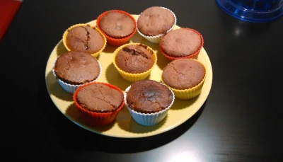Muffins tout chocolat