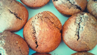 Muffins vegan rhum-café !