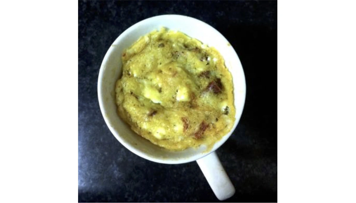 Mug Cake Chèvre - Tomates séchées