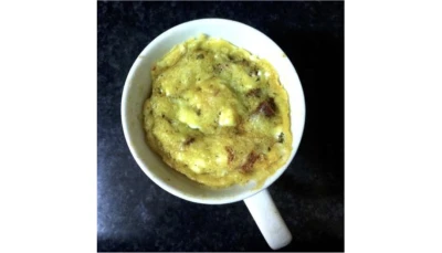 Mug Cake Chèvre - Tomates séchées