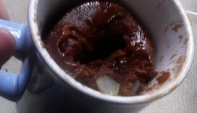 Mug cake chocolat poire