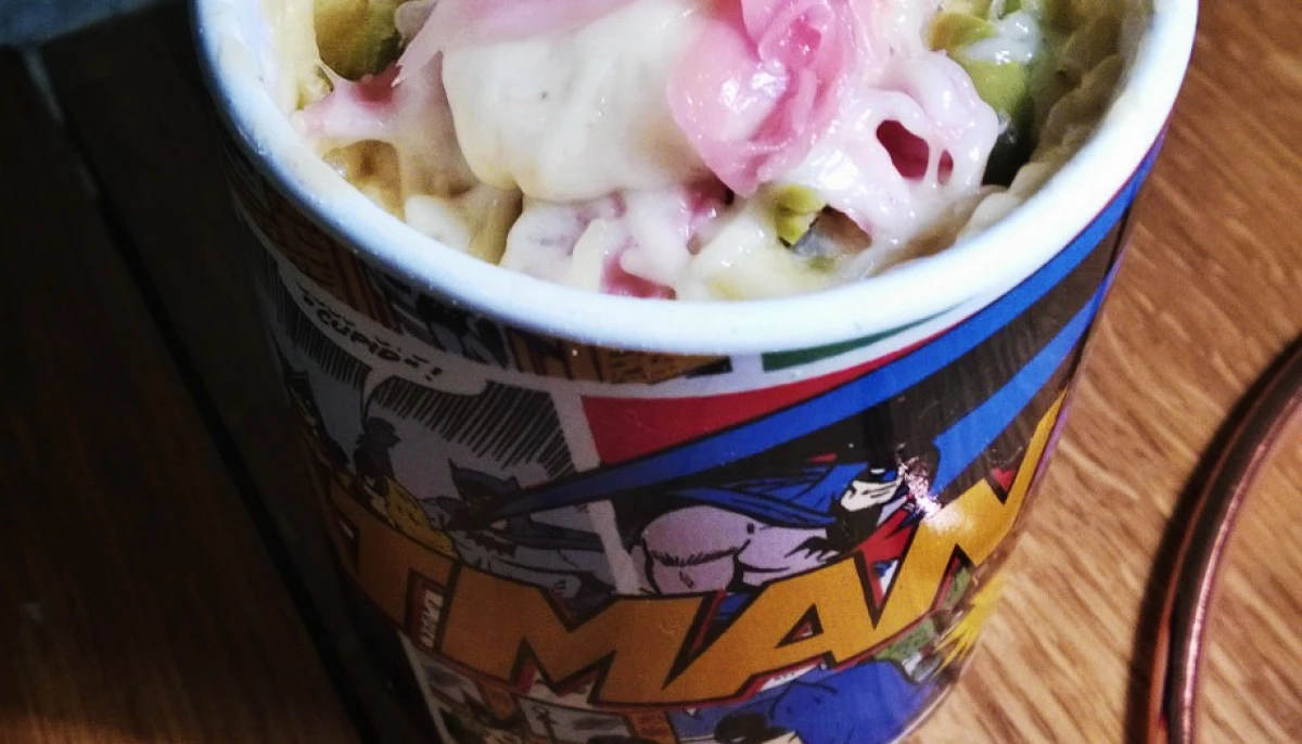 Mug Cake jambon cru olives