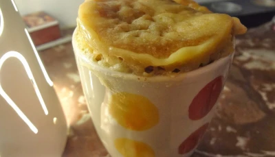 Mug cake saveur noisette marbré spéculoos