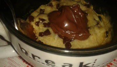 Mug cookie - nutella