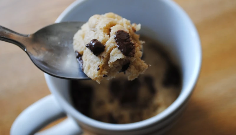 Mug cookie sans oeufs