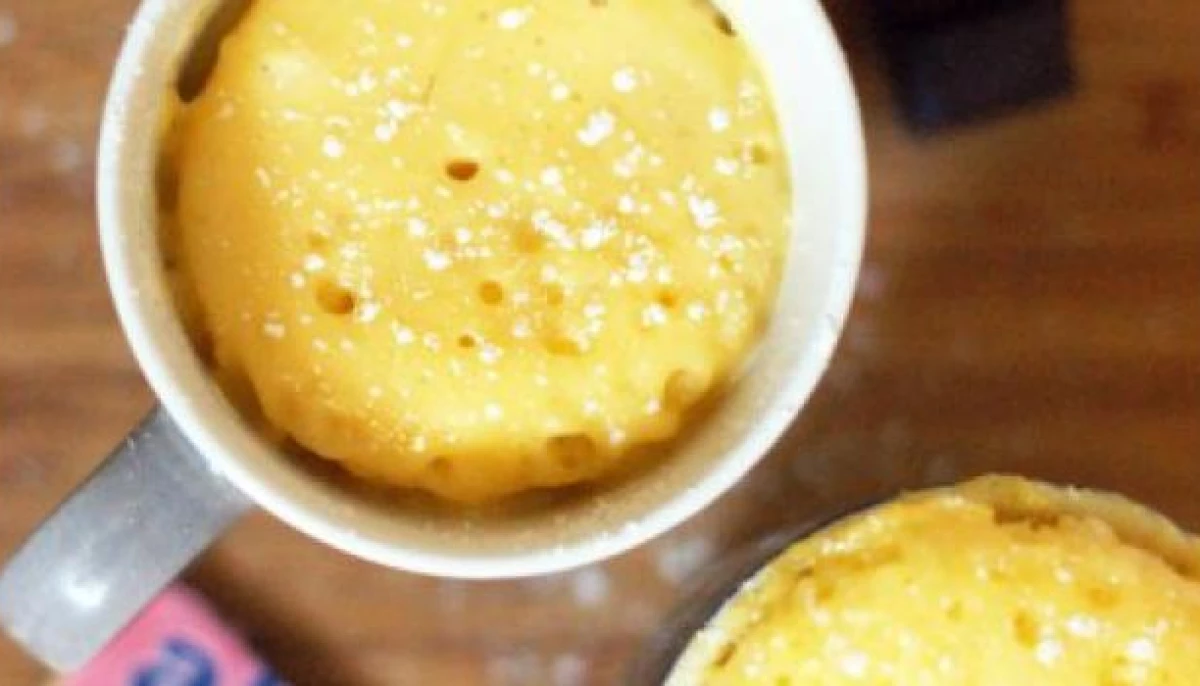 Mug financier coeur coulant chocolat blanc