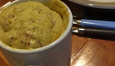 Mugcake salé moutarde/gruyère