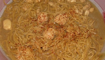 Nouilles chinoises au poulet