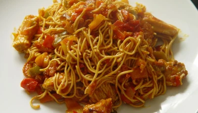 Nouilles instantanées maison