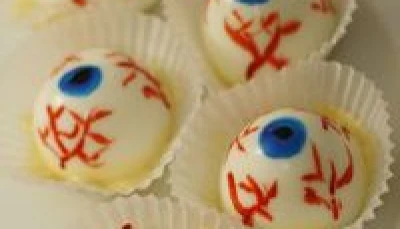 oeil sanguinolent pour l'apéro spécial Halloween