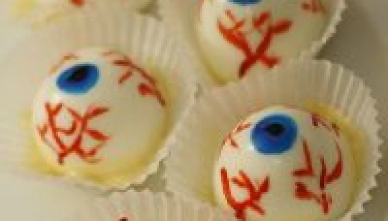 oeil sanguinolent pour l'apéro spécial Halloween