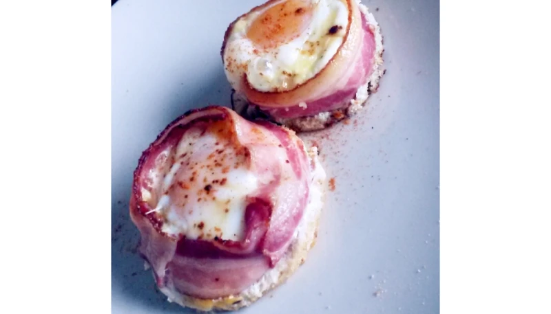 Oeuf cocotte en bacon