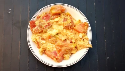 Oeufs brouillés à la Chinoise