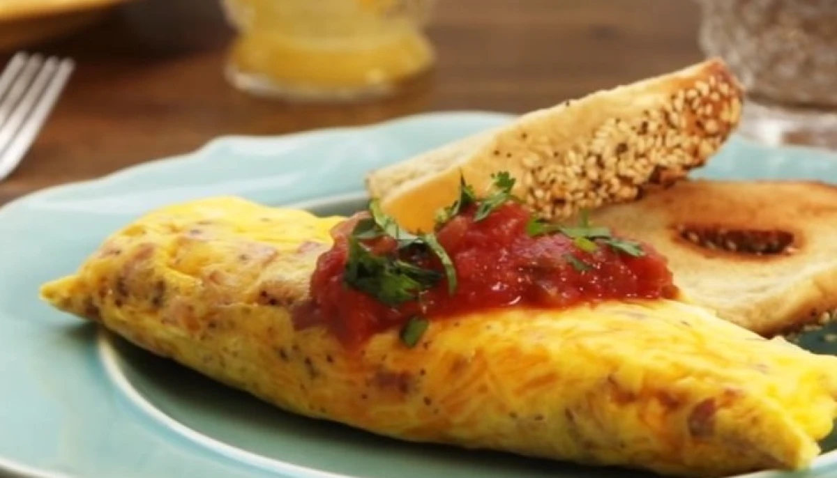 Omelette en sachet