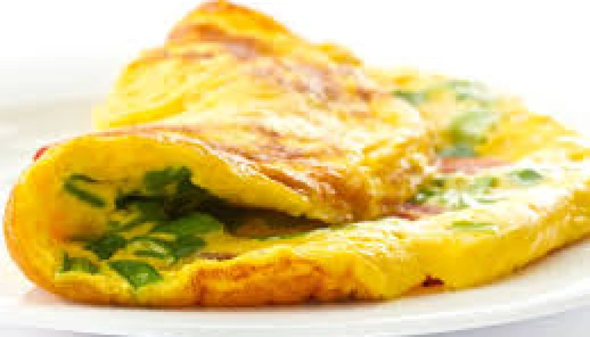 Omelette onctueuse à la ciboulette