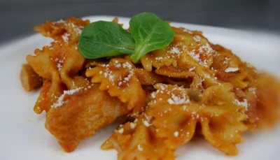 One-pot-pasta poulet-tomates-courgettes