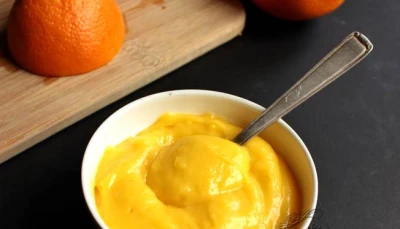 Orange curd version light!