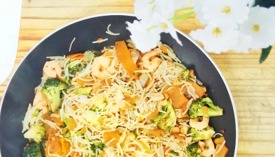 Pad thai de nouille au quinoa