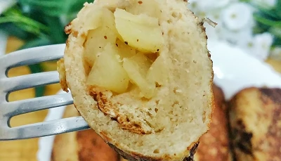 Pain perdu roulé à la pomme cannelle