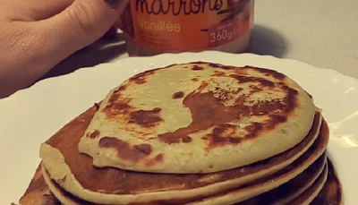 Pancakes à la crème de marrons