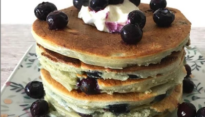 Pancakes à la myrtille