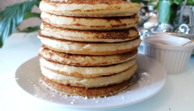 Pancakes à la semoule Coco/Citron