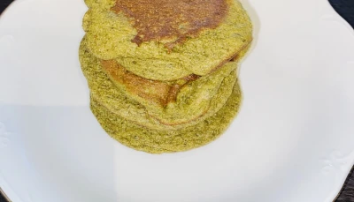 Pancakes au matcha